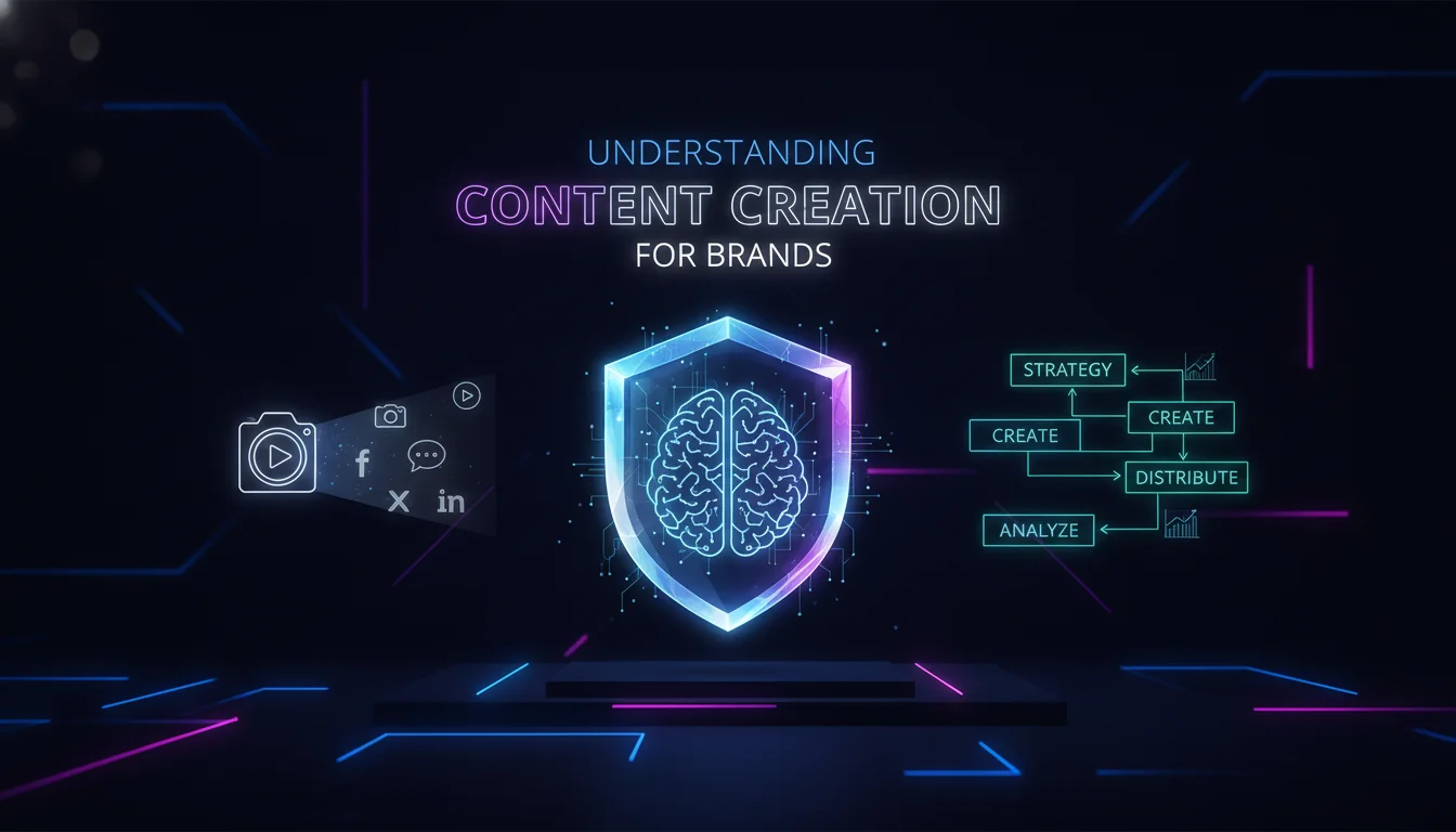 Illustration of Understanding Content Creation for Brands