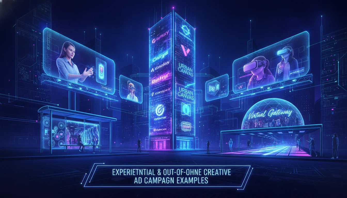 Concept illustration for Experiential and Out-of-Home Creative Ad Campaign Examples