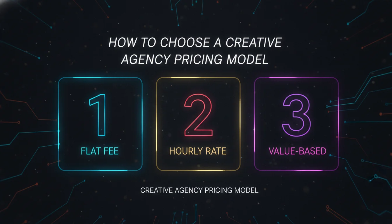 Concept illustration for 3. How to Choose a Creative Agency Pricing Model