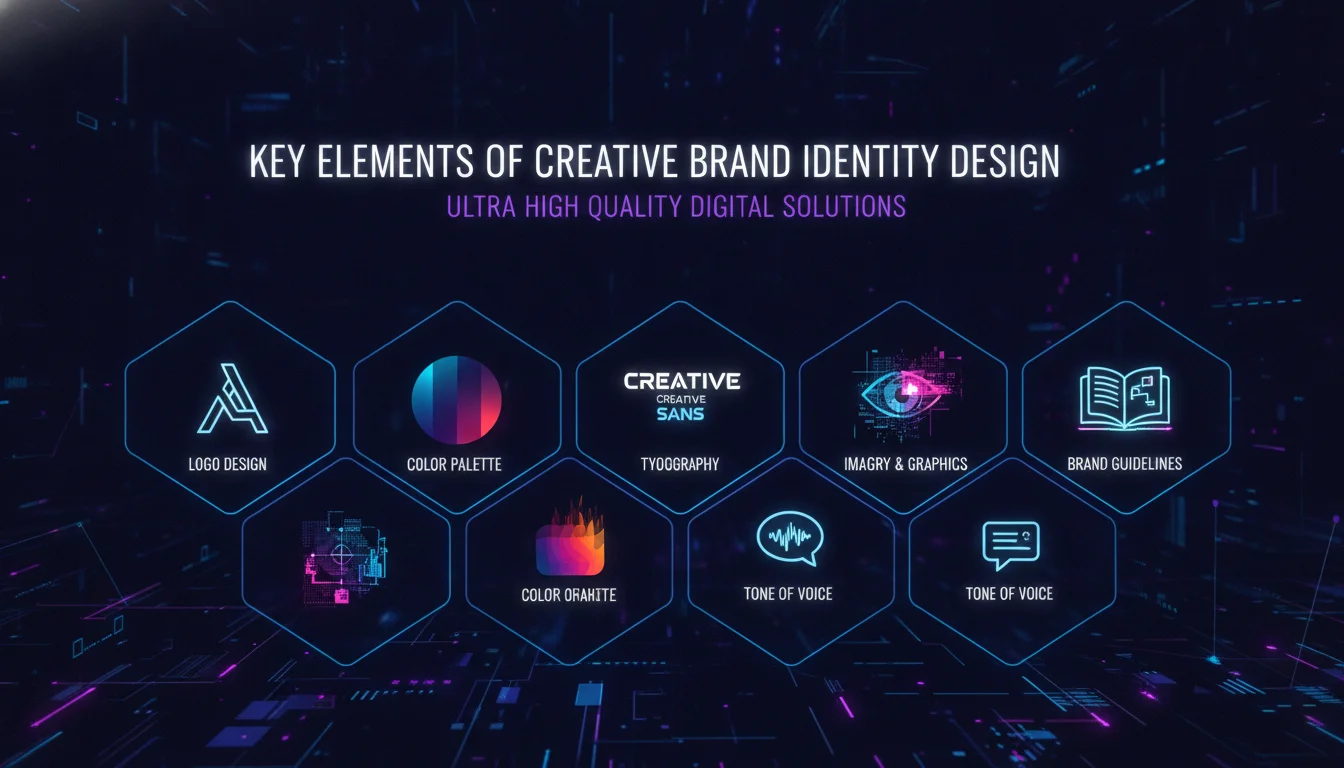 Visual guide to Key Elements of Creative Brand Identity Design