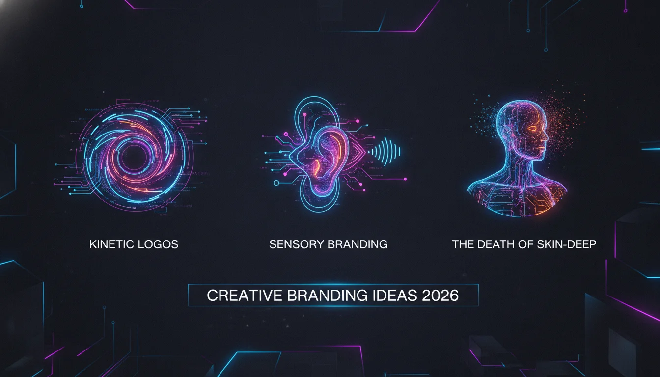Kinetic Logos, Sensory Branding, and the Death of Skin-Deep — illustrated overview