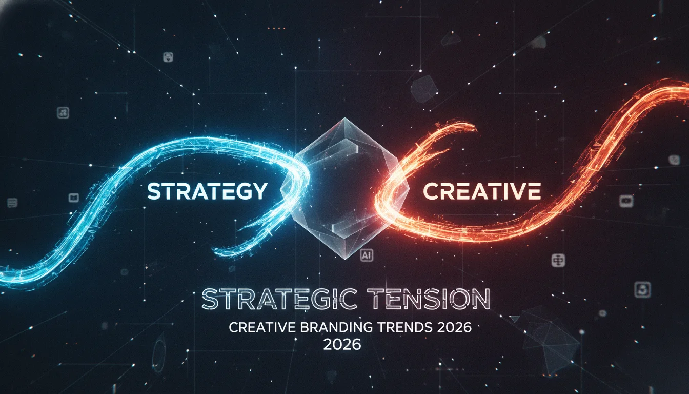 Illustration of 1. The Strategic Tension at the Heart of Creative Branding Trends 2026