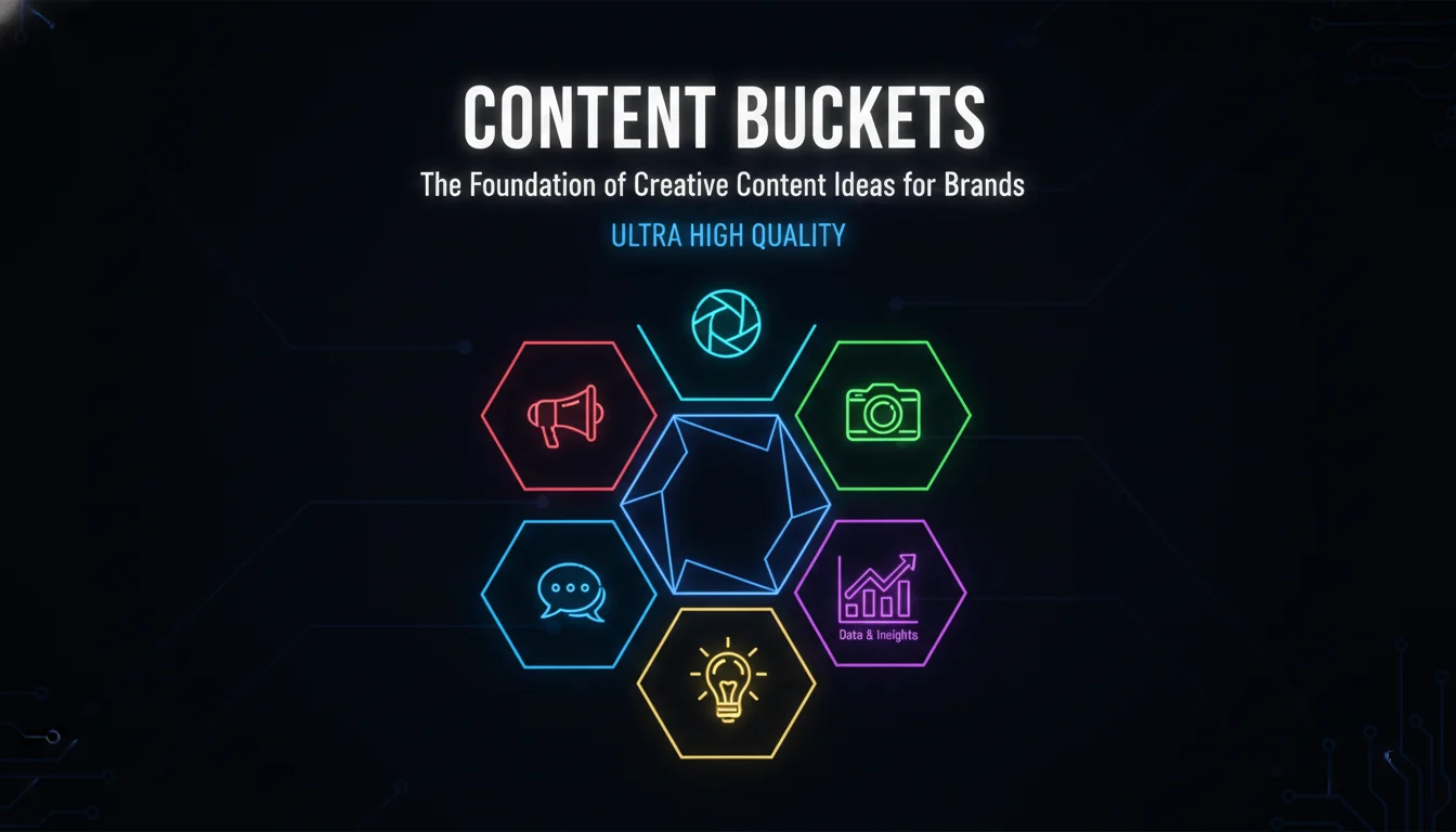 Visual guide to Content Buckets: The Foundation of Creative Content Ideas for Brands