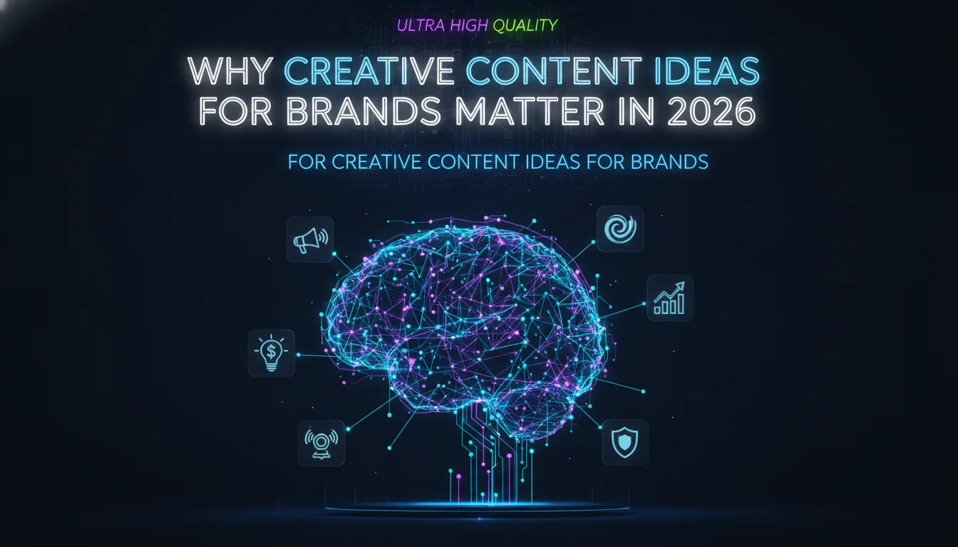 Why Creative Content Ideas for Brands Matter in 2026 — illustrated overview