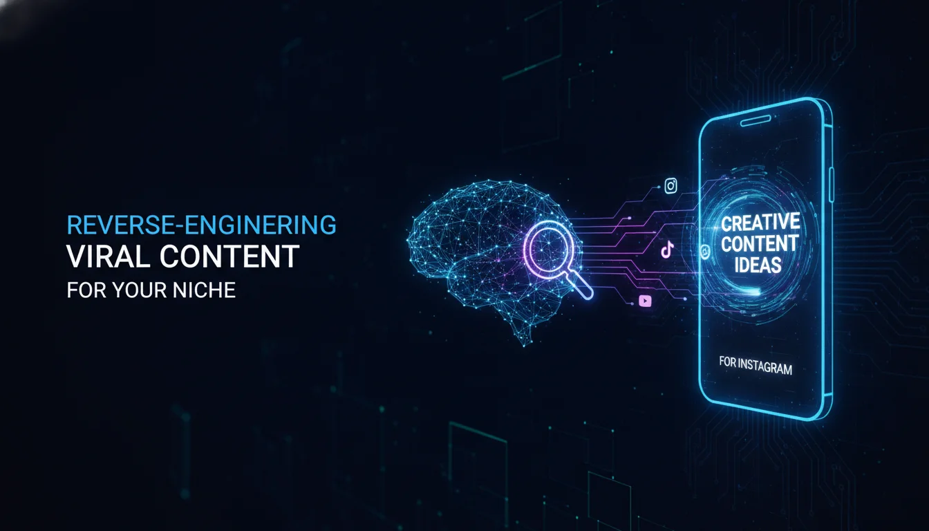Concept illustration for Reverse-Engineering Viral Content for Your Niche