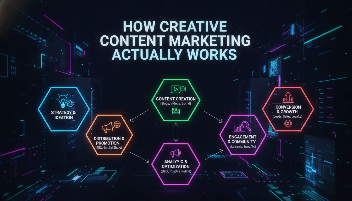 Visual guide to How Creative Content Marketing Actually Works