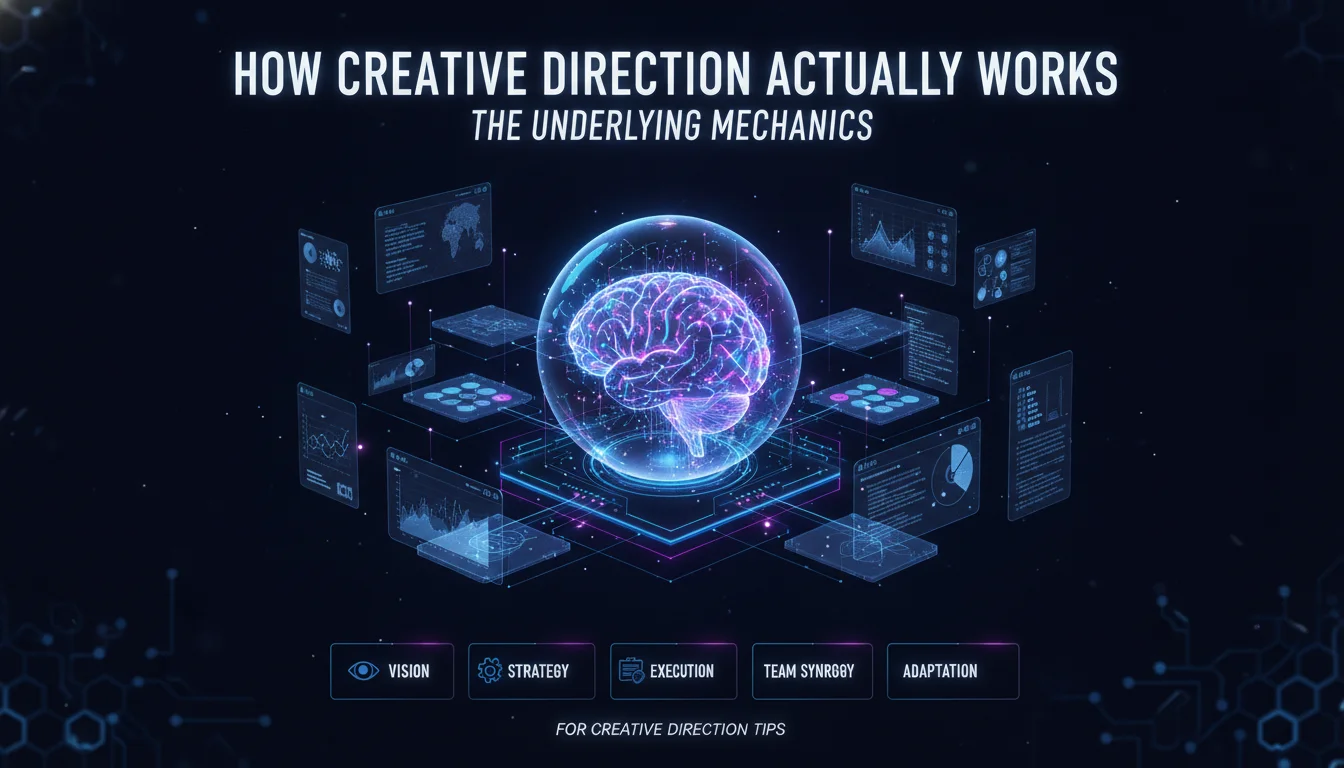 Visual guide to How Creative Direction Actually Works: The Underlying Mechanics