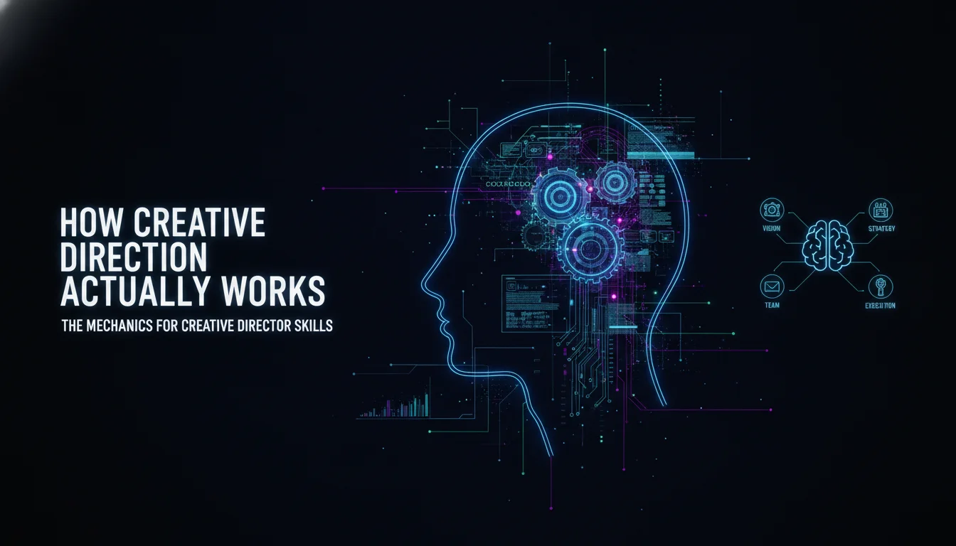 Visual guide to How Creative Direction Actually Works: The Mechanics