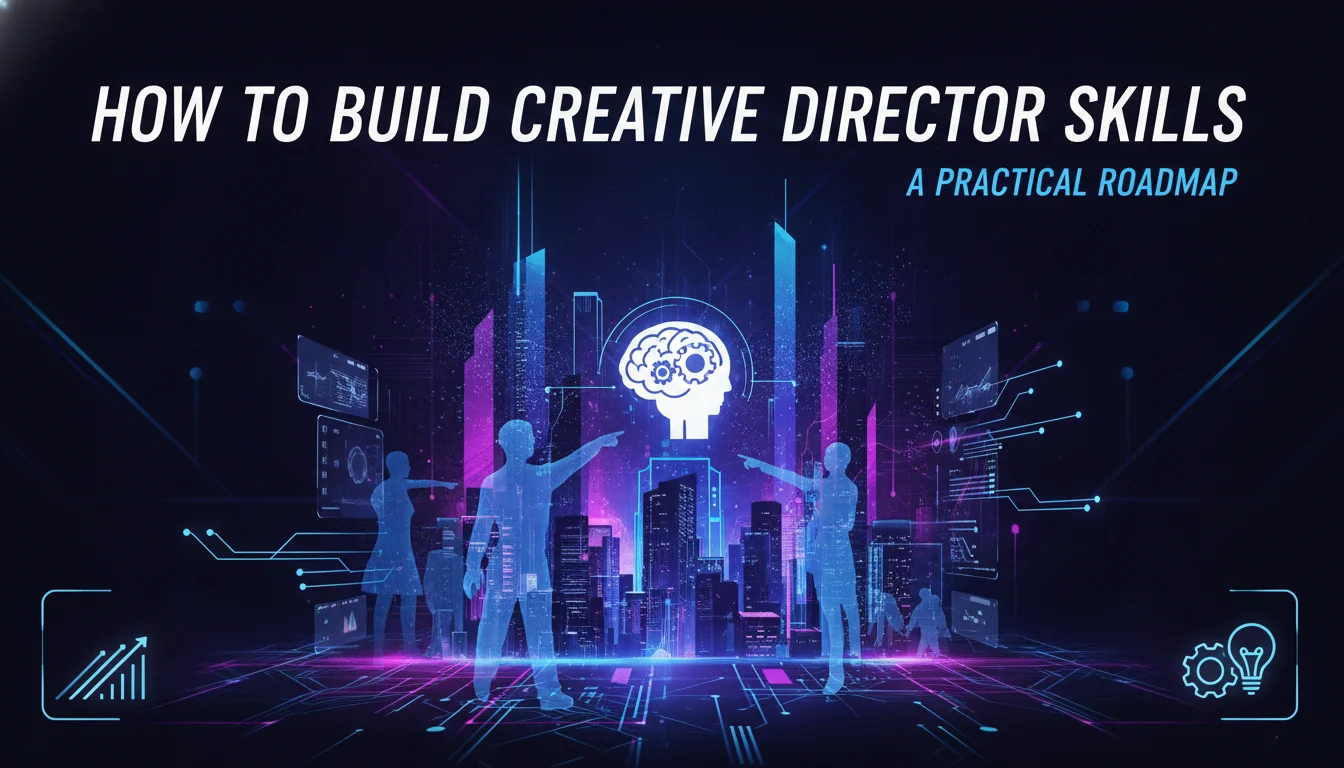 Concept illustration for How to Build Creative Director Skills: A Practical Roadmap