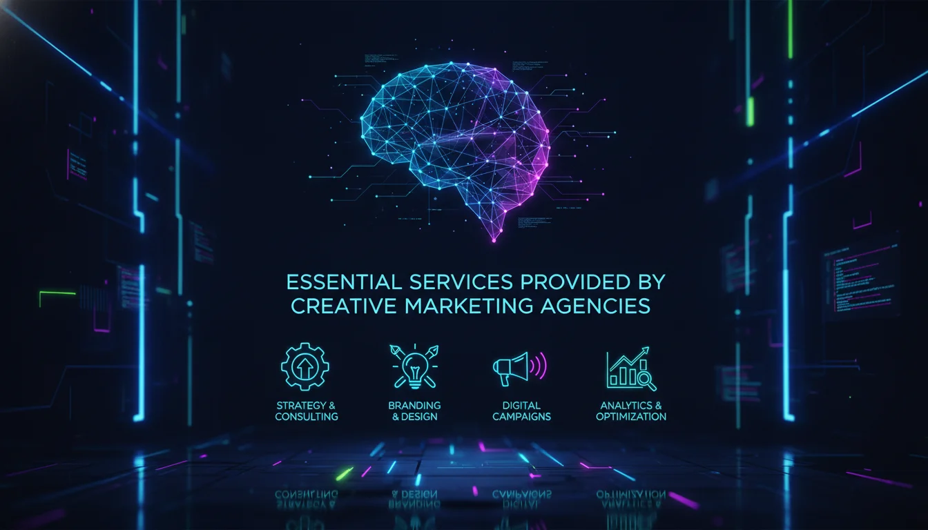 Essential Services Provided by Creative Marketing Agencies — illustrated overview
