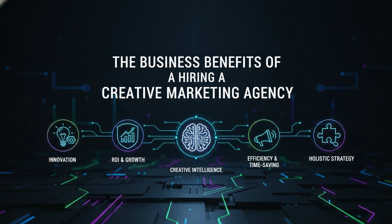 Visual guide to The Business Benefits of Hiring a Creative Marketing Agency