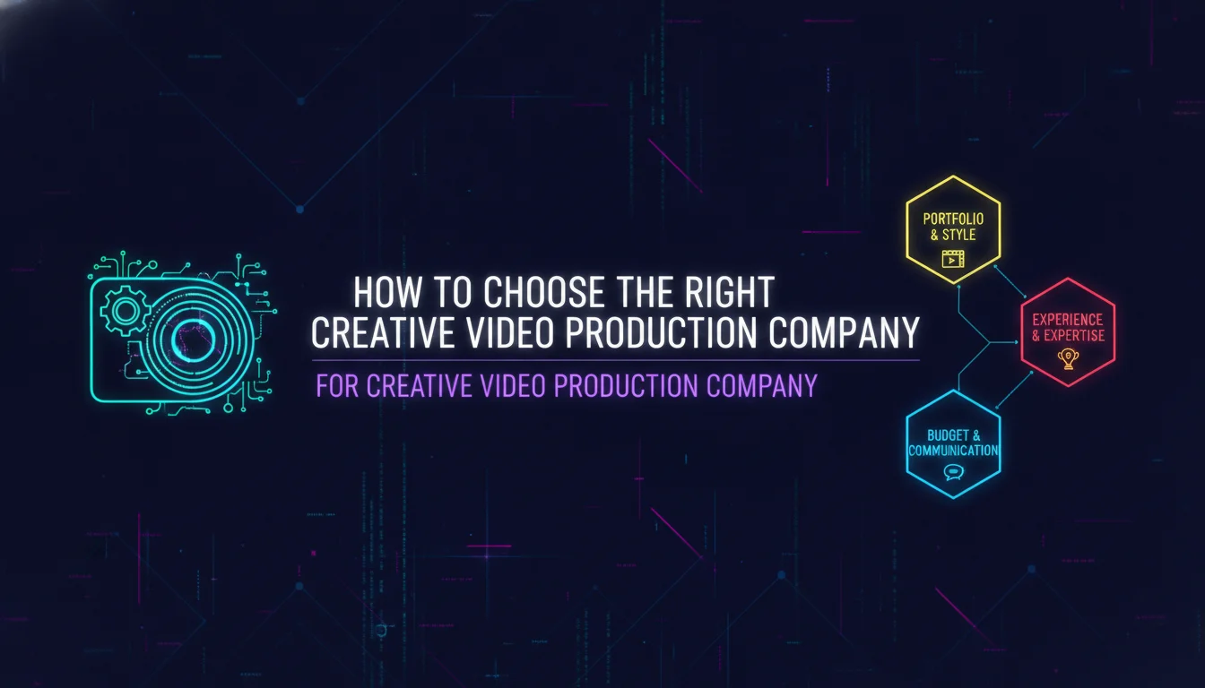 Visual guide to How to Choose the Right Creative Video Production Company
