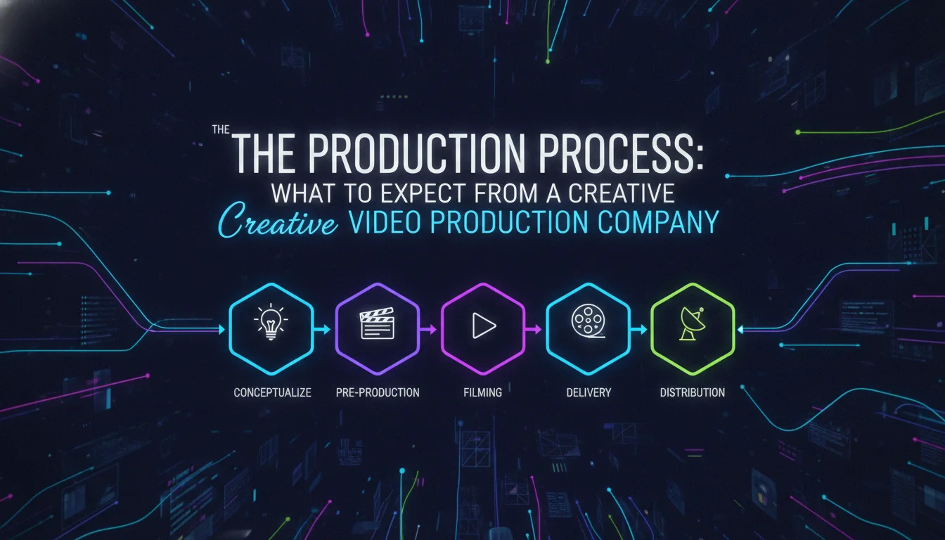 Concept illustration for The Production Process: What to Expect from a Creative Video Production Company