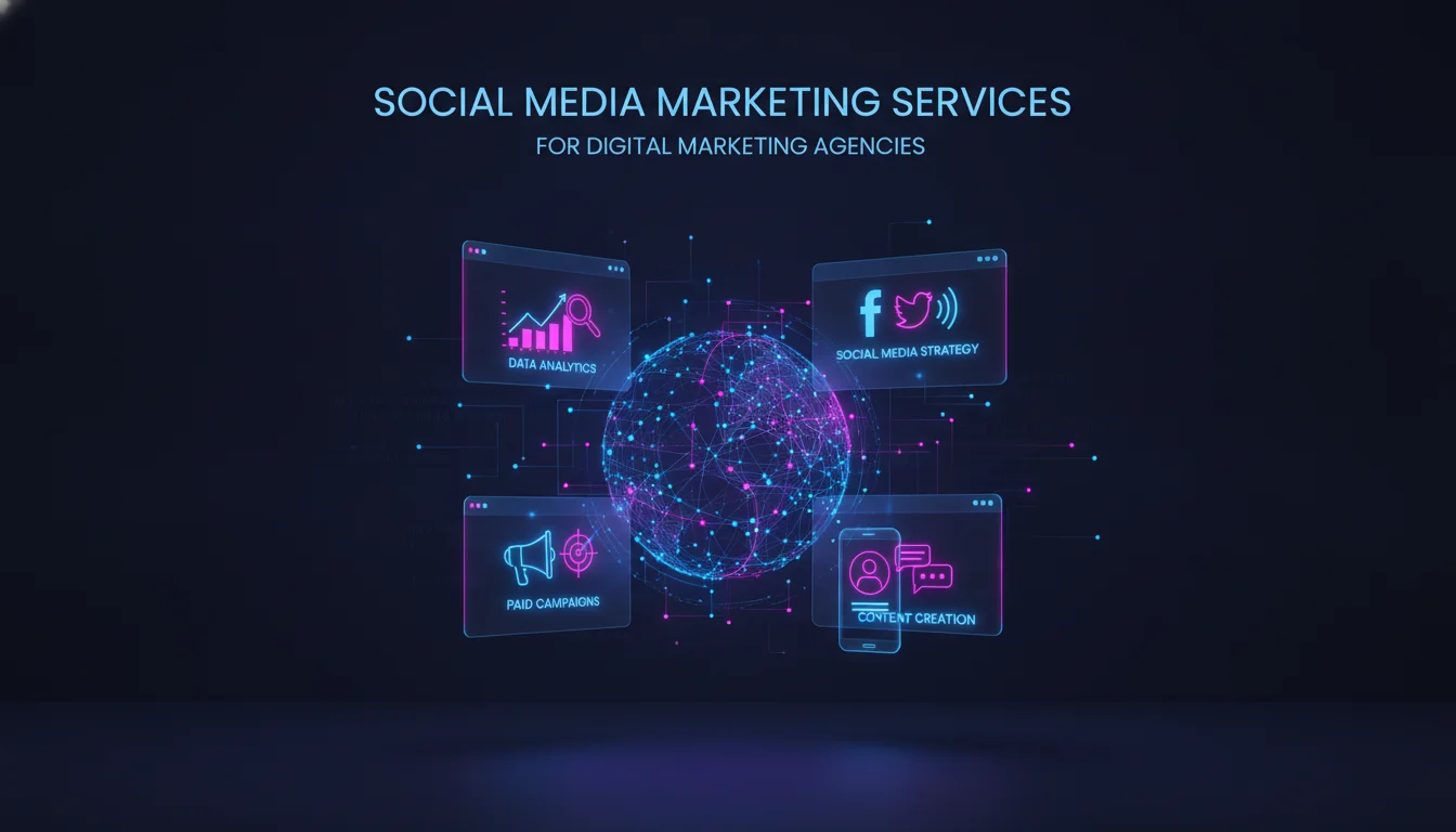 Concept illustration for Social Media Marketing Services