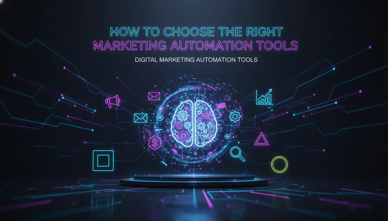 Visual guide to How to Choose the Right Marketing Automation Tools
