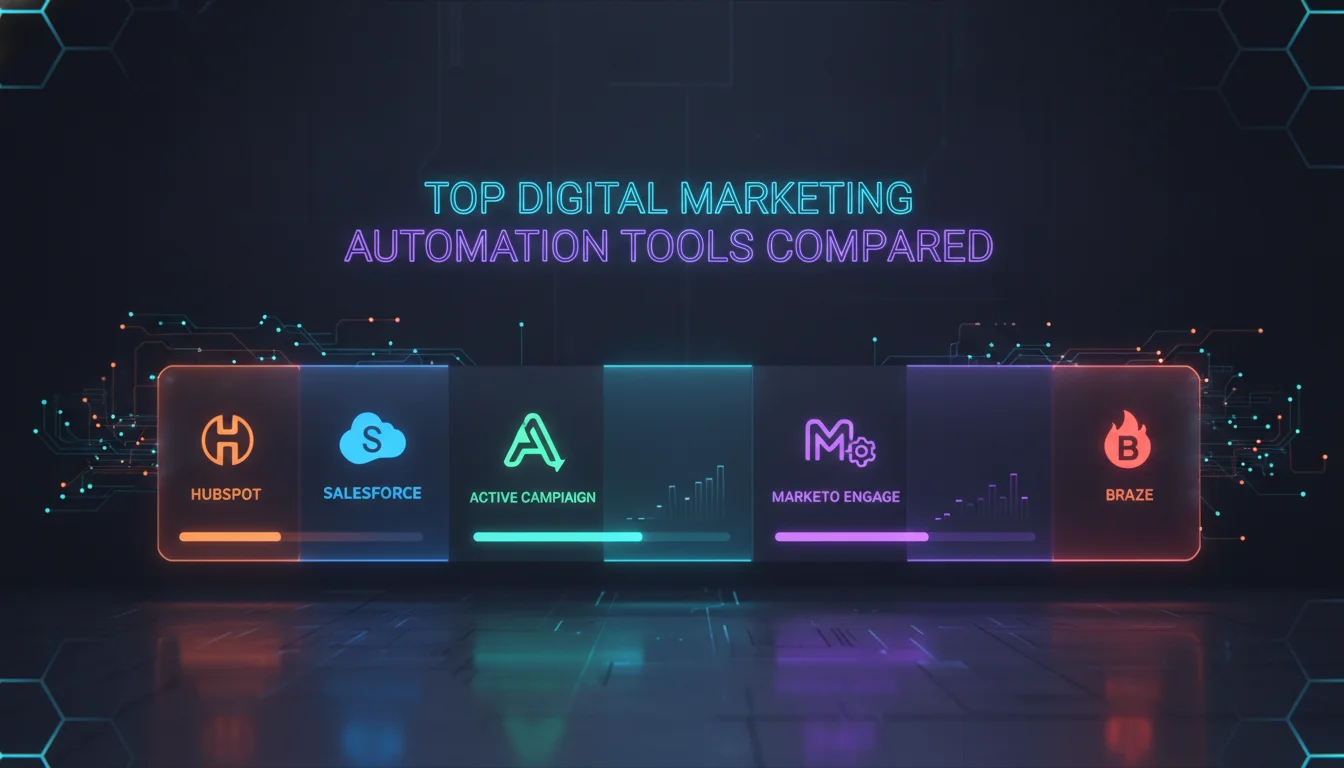 Concept illustration for Top Digital Marketing Automation Tools Compared