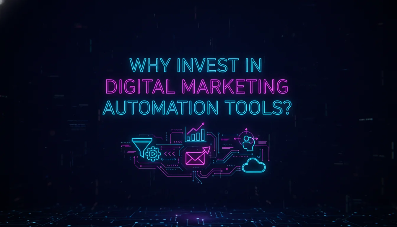 Why Invest in Digital Marketing Automation Tools? — illustrated overview