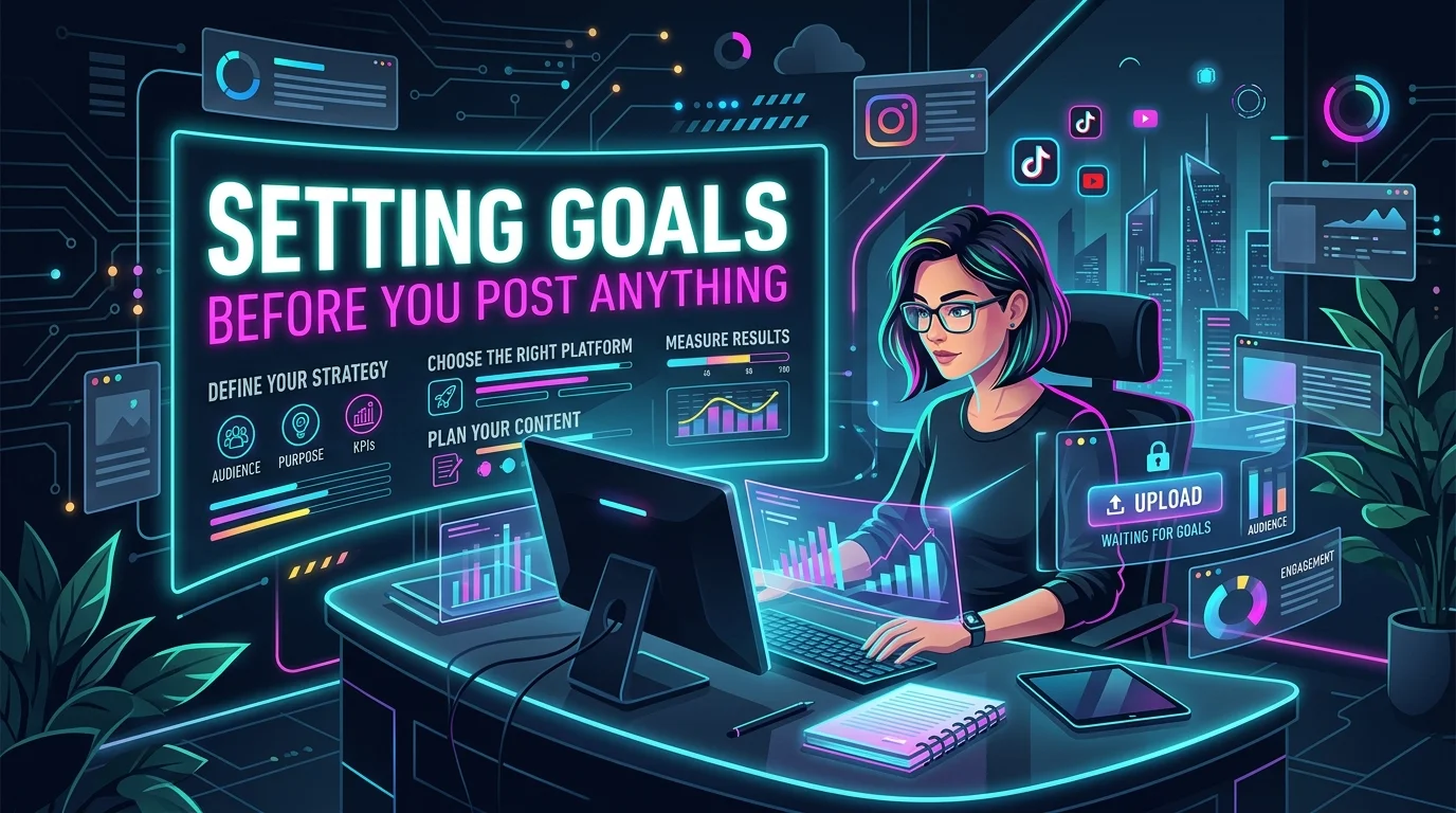 Visual guide to Setting Goals Before You Post Anything