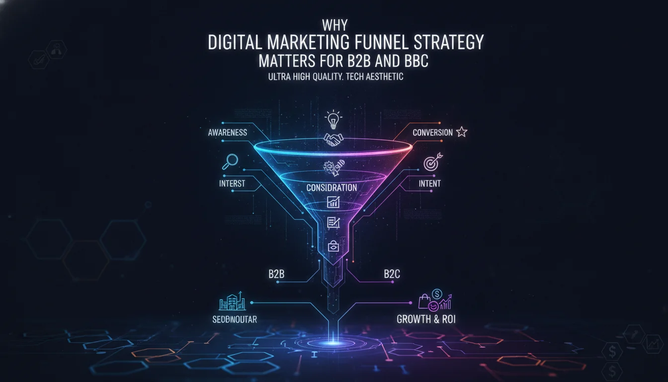 Visual guide to Why Digital Marketing Funnel Strategy Matters for B2B and B2C