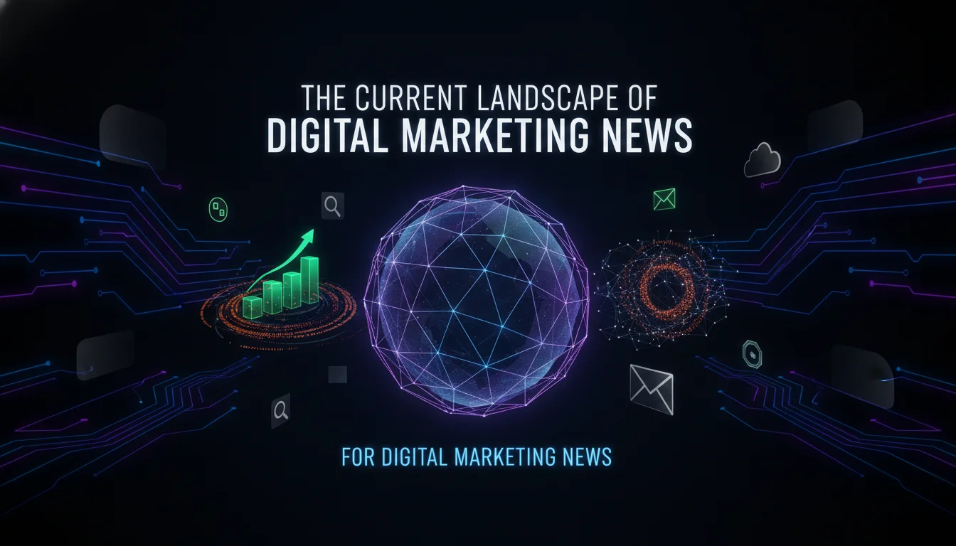 Illustration of The Current Landscape of Digital Marketing News