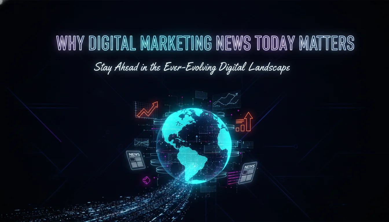 Illustration of Why Digital Marketing News Today Matters