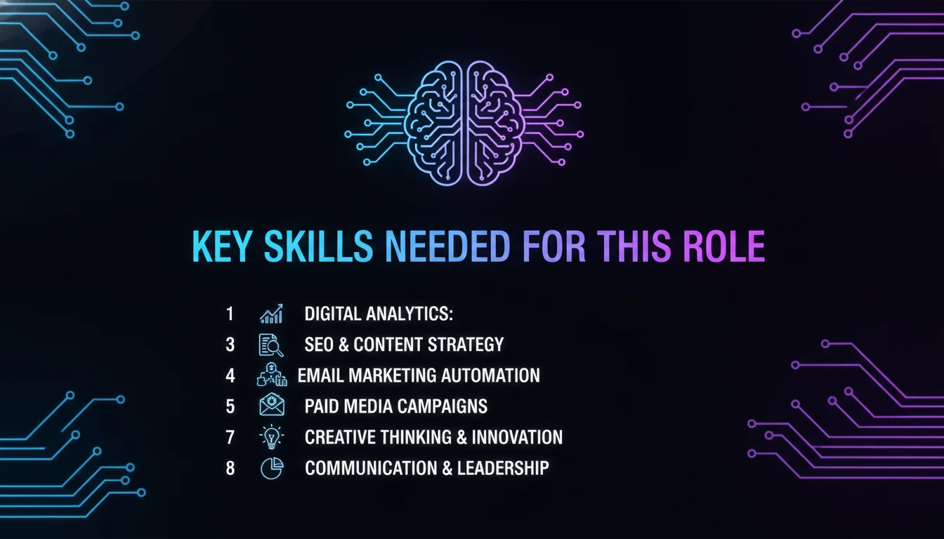Visual guide to Key Skills Needed for This Role