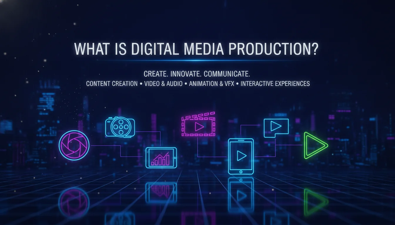 Illustration of What Is Digital Media Production?