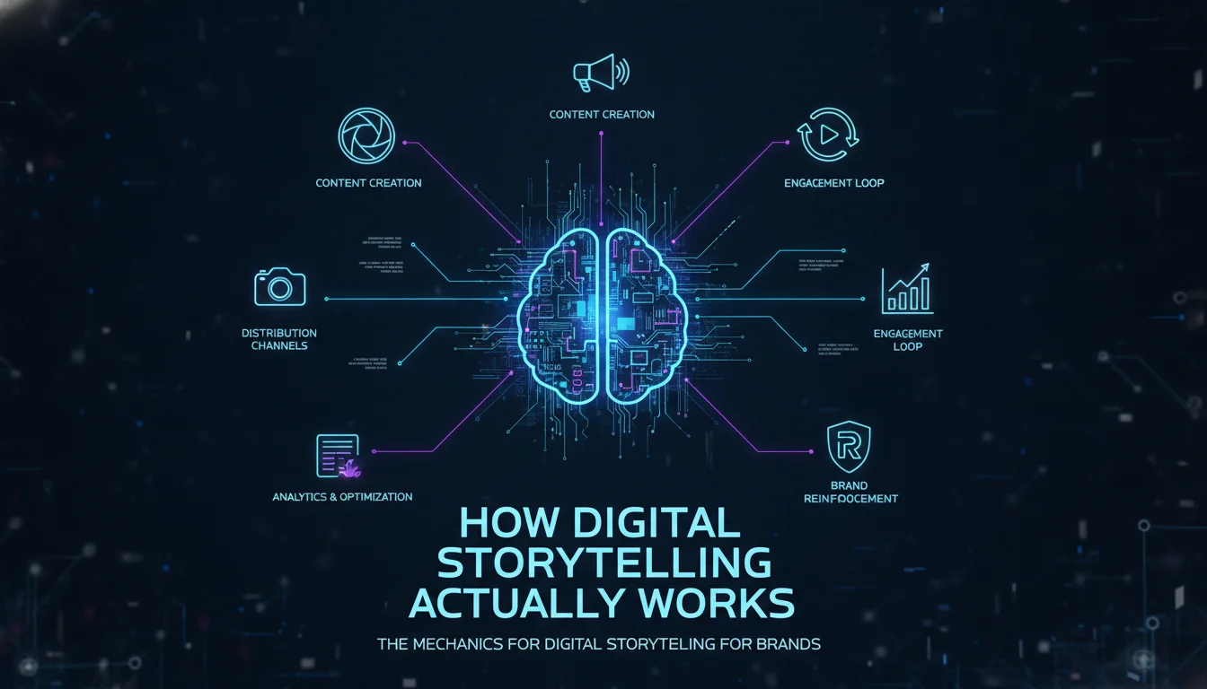 Visual guide to How Digital Storytelling Actually Works: The Mechanics