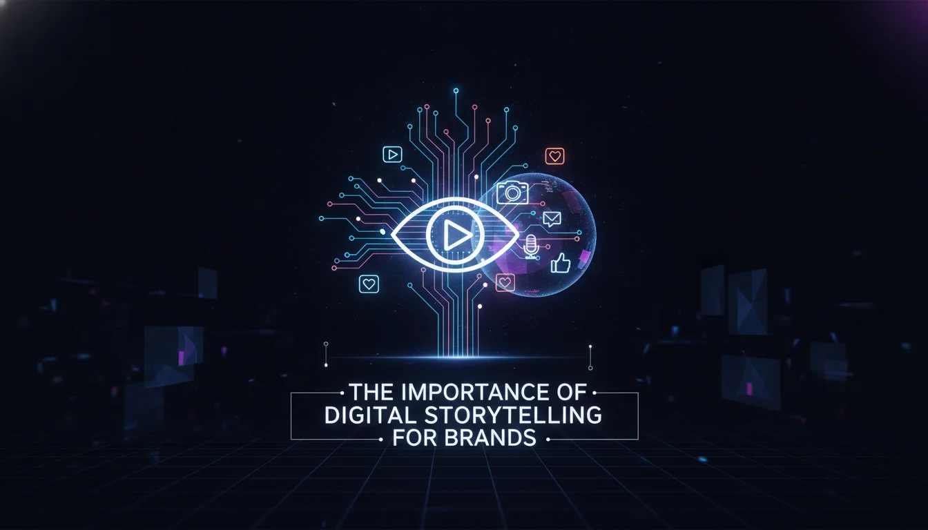 The Importance of Digital Storytelling for Brands — illustrated overview
