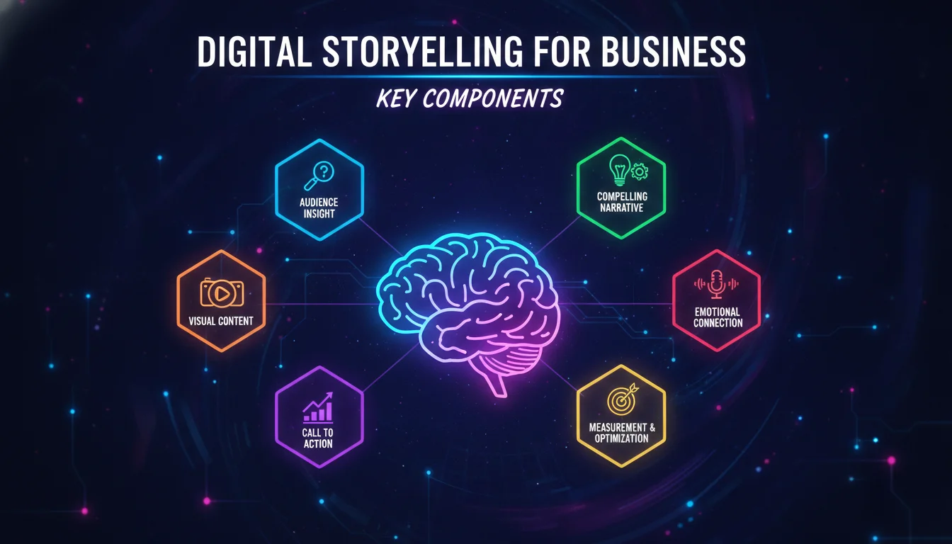Visual guide to Key Components of Digital Storytelling