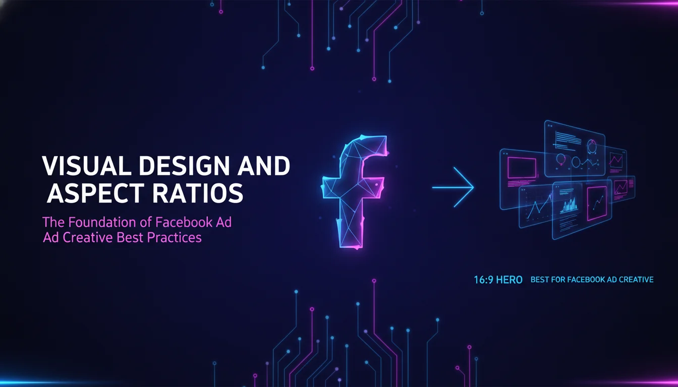 1. Visual Design and Aspect Ratios: The Foundation of Facebook Ad Creative Best Practices — illustrated overview