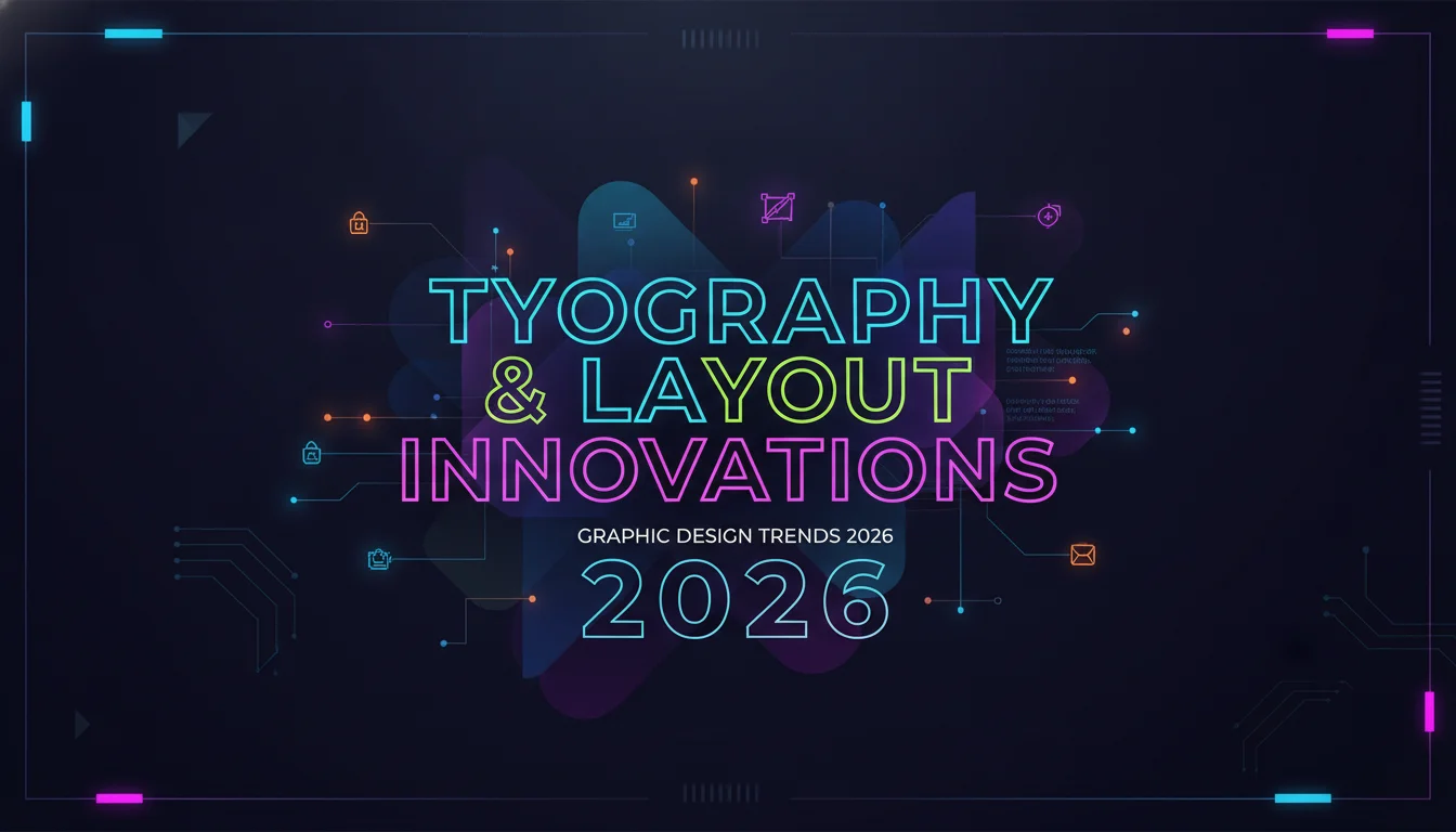 Concept illustration for Typography and Layout Innovations