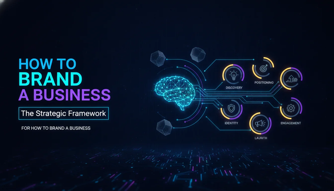 Visual guide to How to Brand a Business: The Strategic Framework