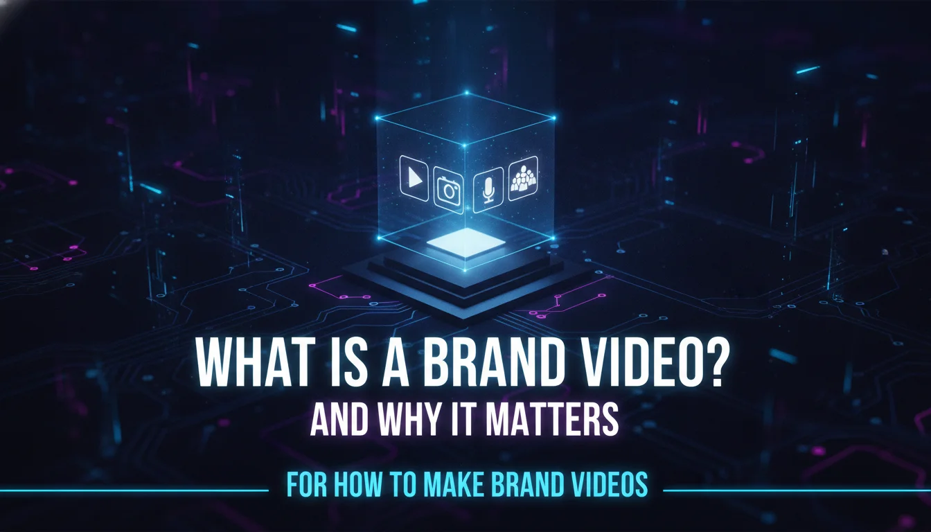 Illustration of What Is a Brand Video and Why It Matters