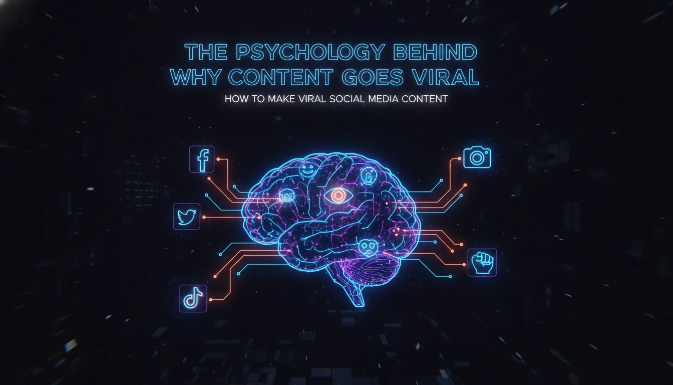 The Psychology Behind Why Content Goes Viral — illustrated overview