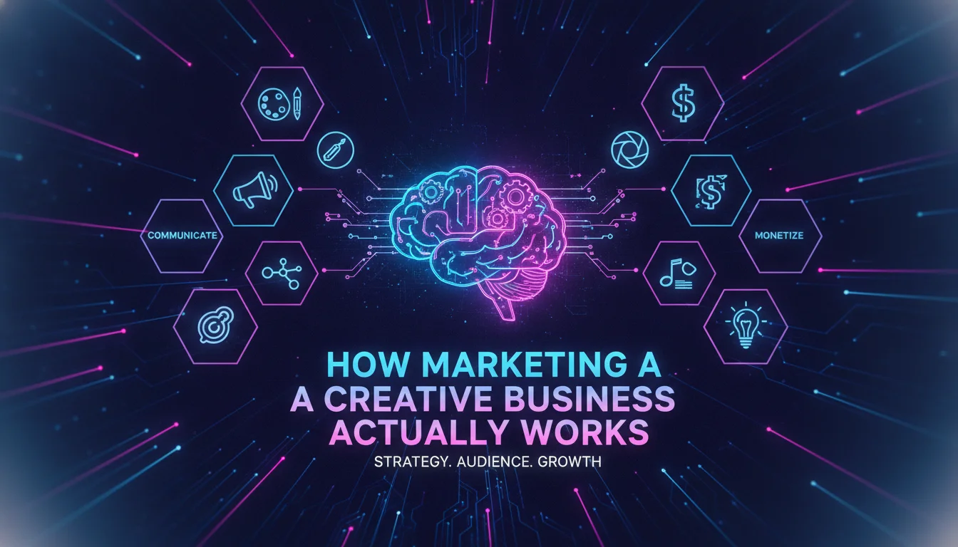Visual guide to How Marketing a Creative Business Actually Works