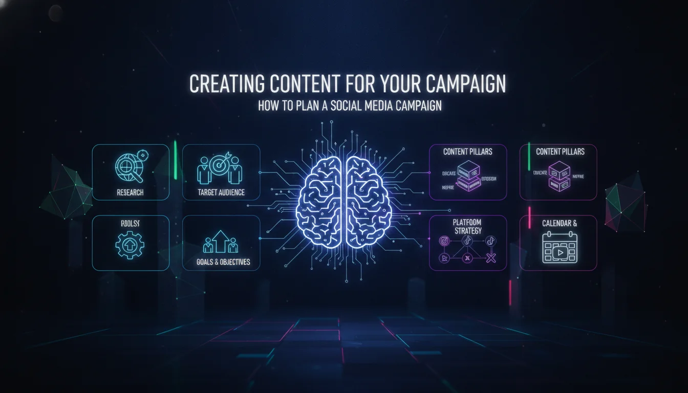 Concept illustration for Creating Content for Your Campaign