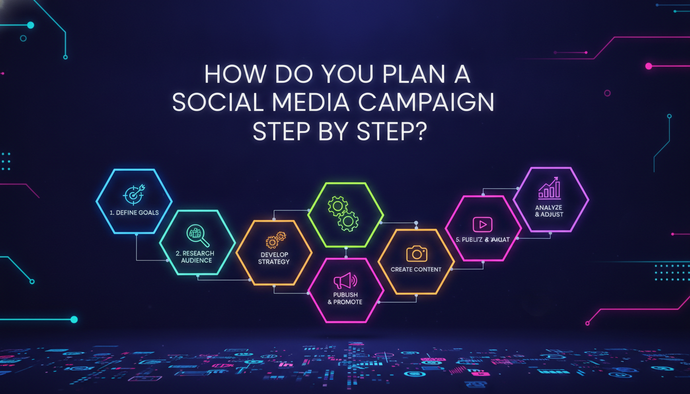 Visual guide to How Do You Plan a Social Media Campaign Step by Step?