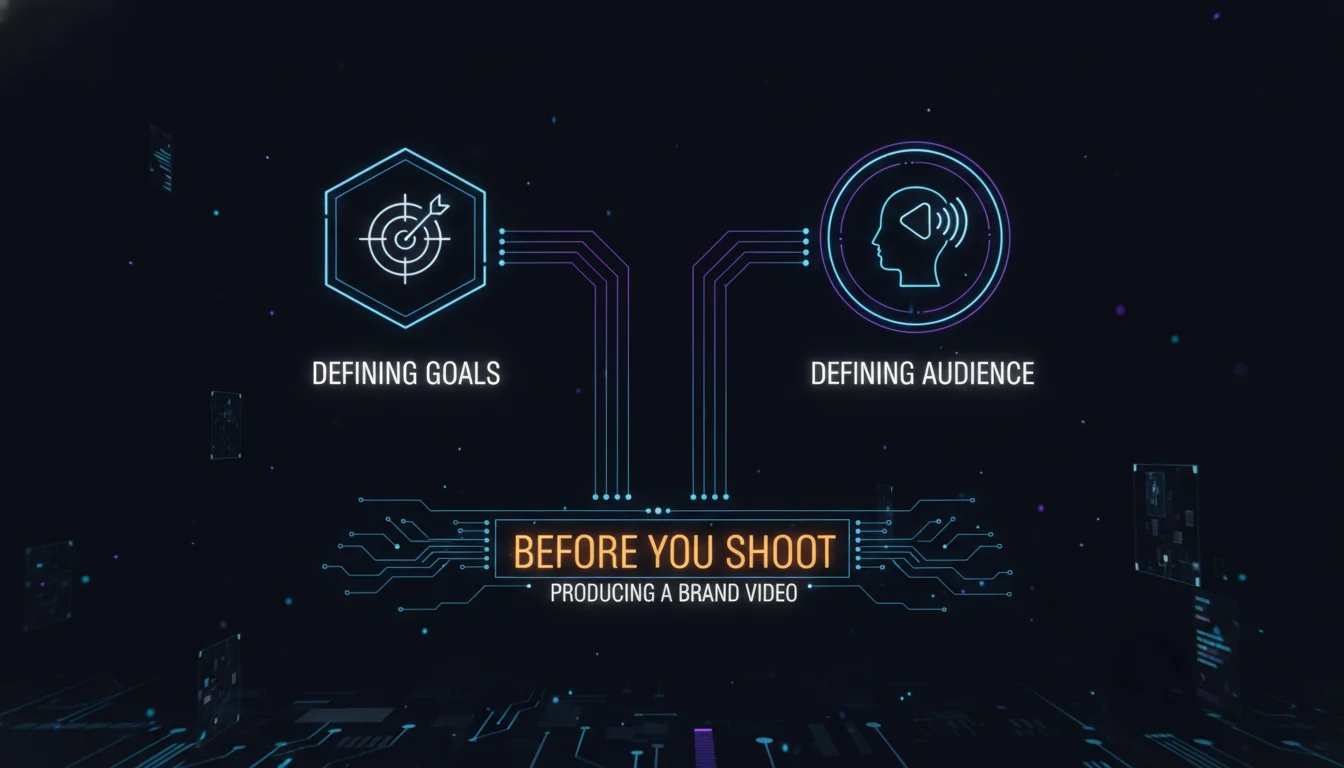 Visual guide to Defining Goals and Audience Before You Shoot