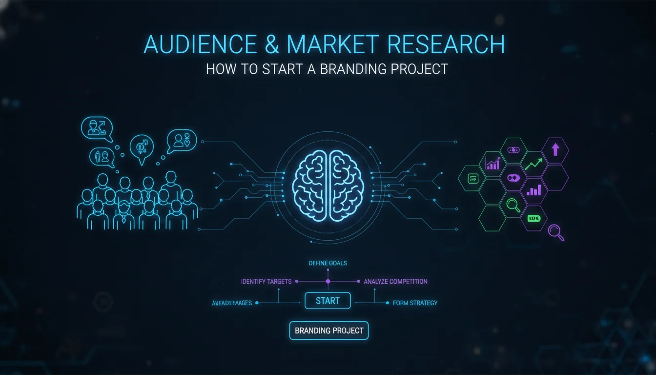 Concept illustration for Audience and Market Research