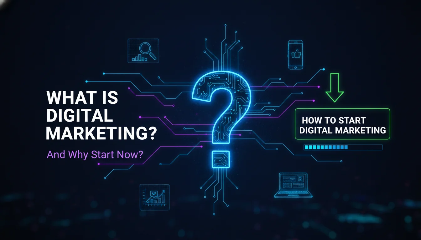 Illustration of What Is Digital Marketing and Why Start Now?