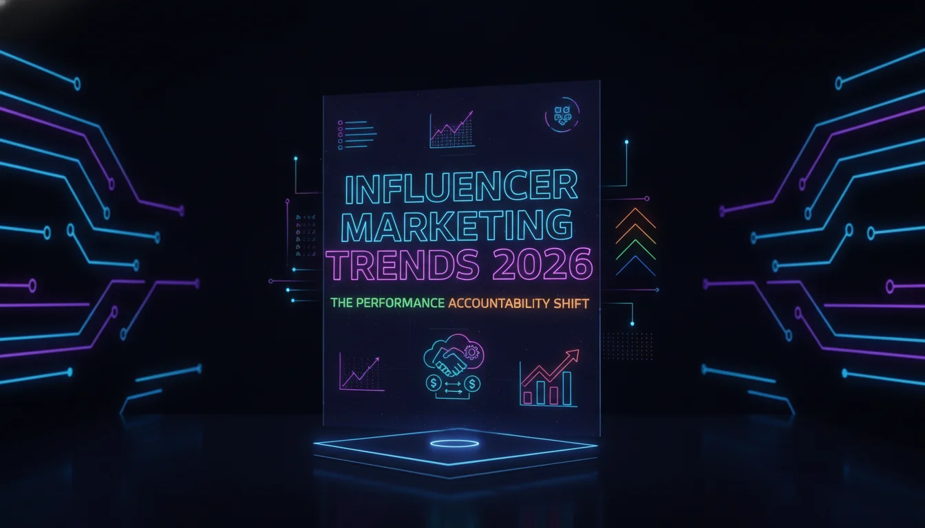 Illustration of Influencer Marketing Trends 2026: The Performance Accountability Shift