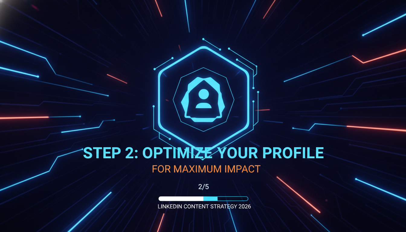 Concept illustration for Step 2: Optimize Your Profile for Maximum Impact