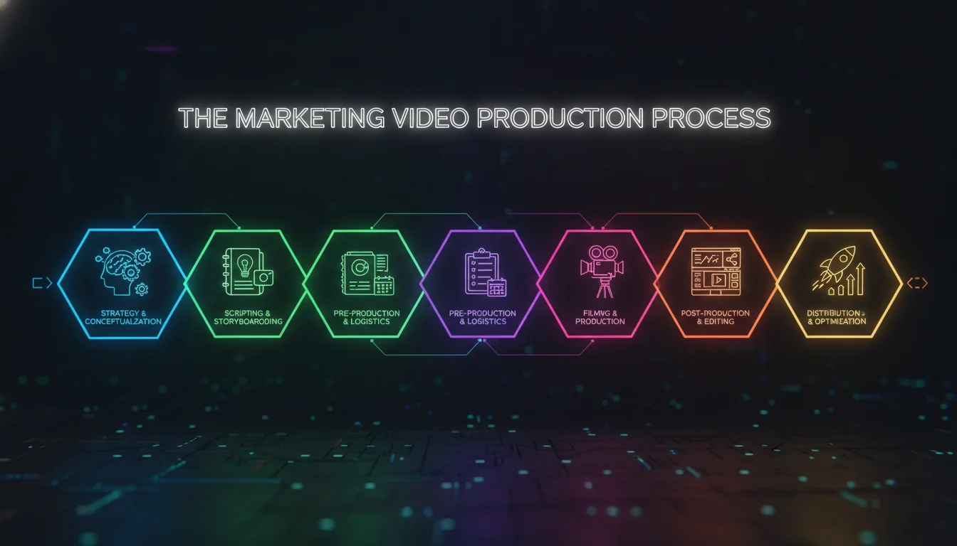 Visual guide to The Marketing Video Production Process