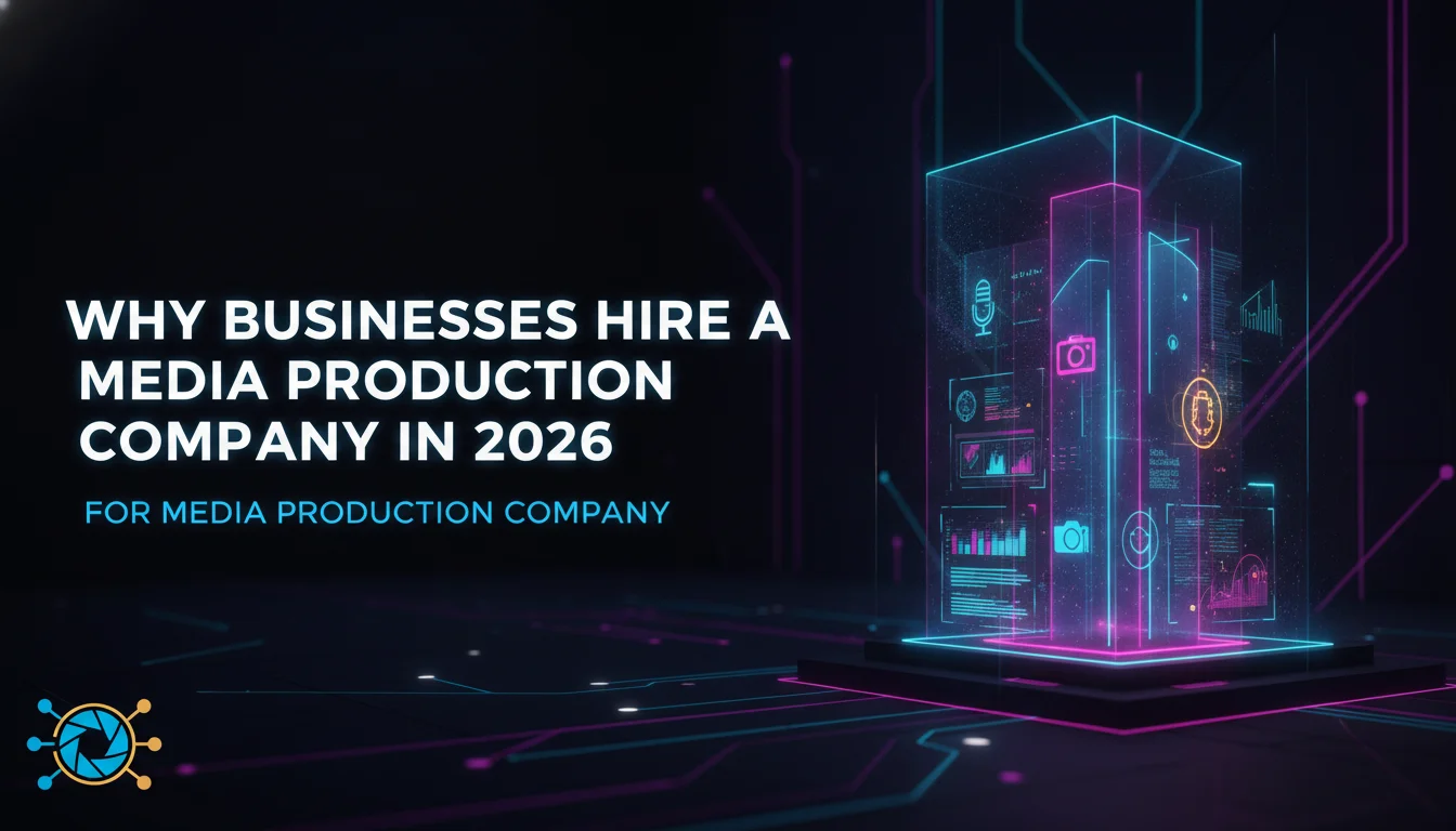 Why Businesses Hire a Media Production Company in 2026 — illustrated overview