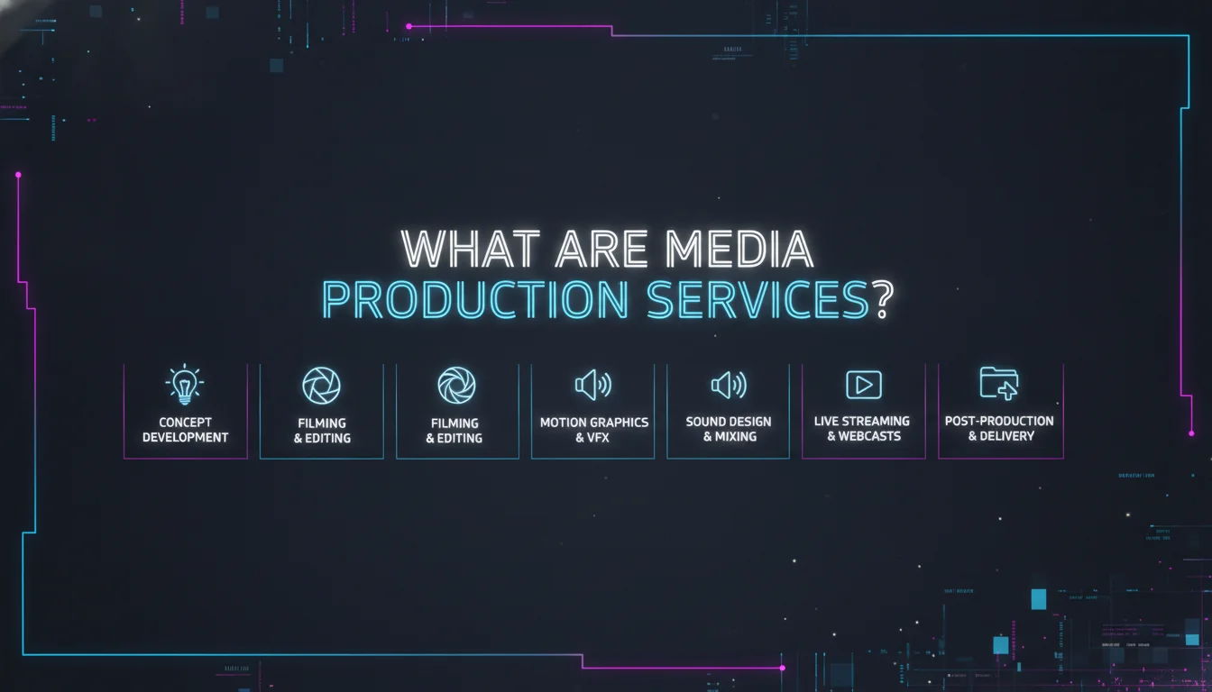 Illustration of What Are Media Production Services?