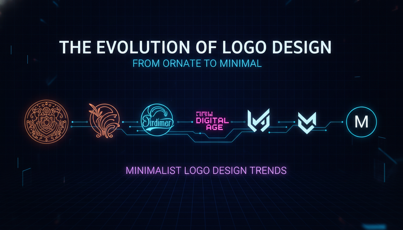 Visual guide to The Evolution of Logo Design: From Ornate to Minimal