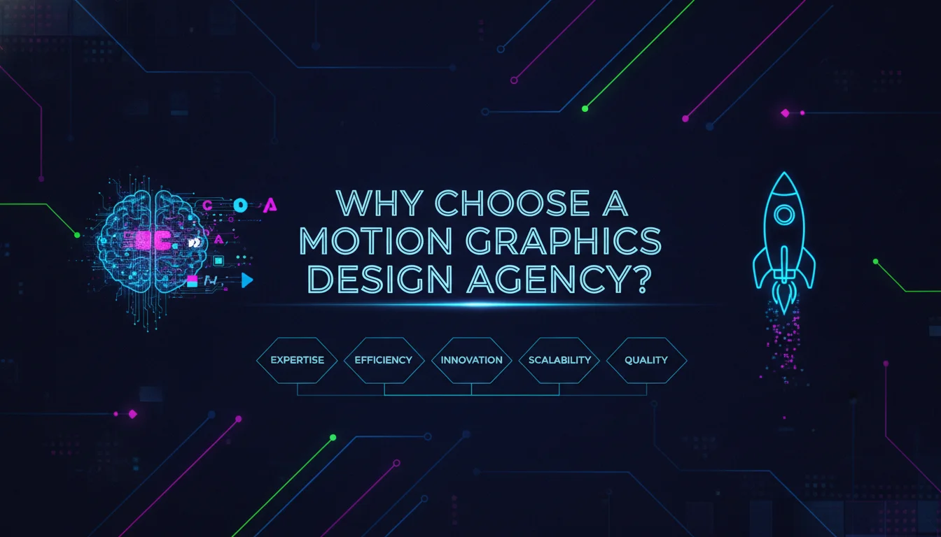 Why Choose a Motion Graphics Design Agency? — illustrated overview