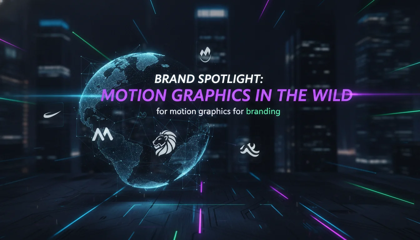 Visual guide to Brand Spotlight: Motion Graphics in the Wild