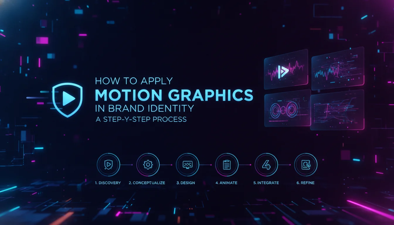 Concept illustration for How to Apply Motion Graphics in Brand Identity: A Step-by-Step Process